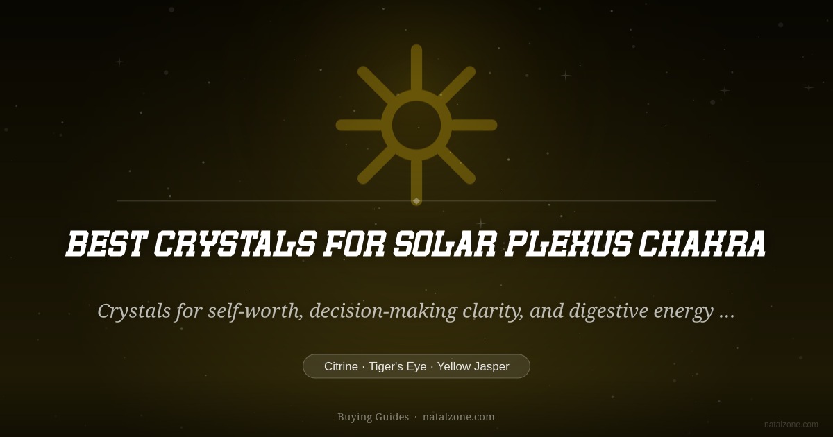Solar Plexus Chakra buying guide cover