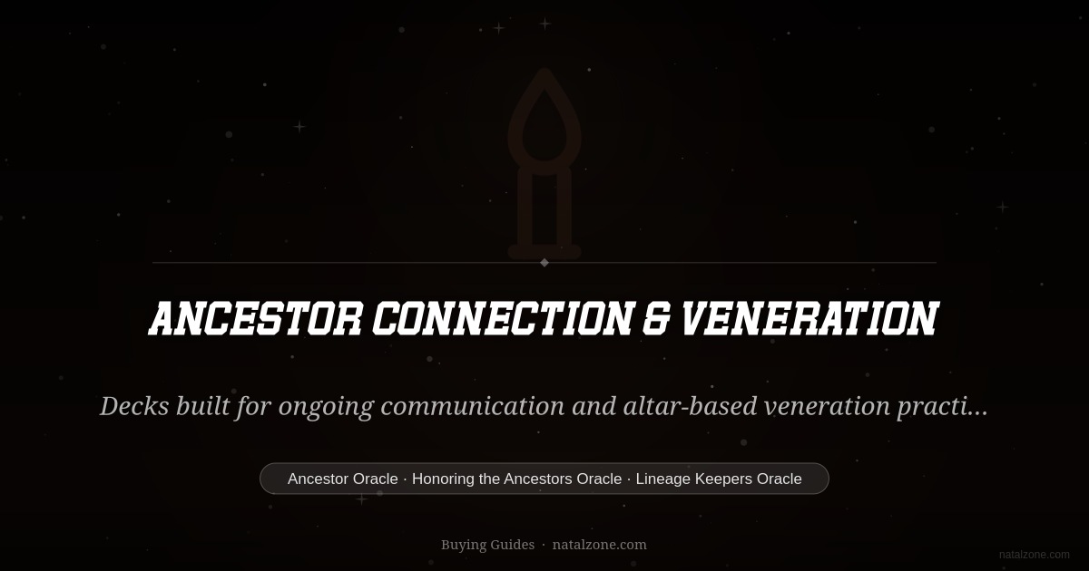 Ancestor Connection & Veneration buying guide cover