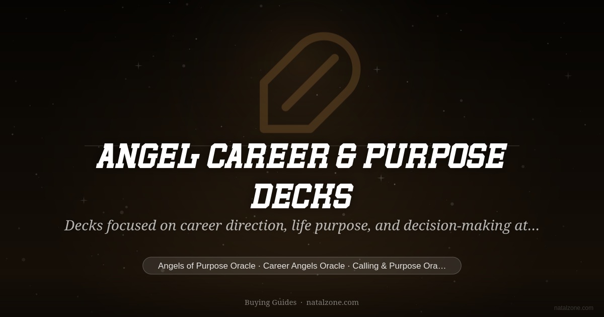 Angel Career & Purpose Decks buying guide cover