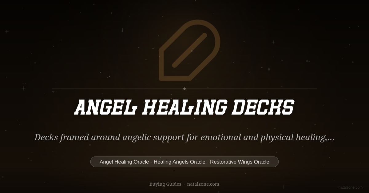 Angel Healing Decks buying guide cover