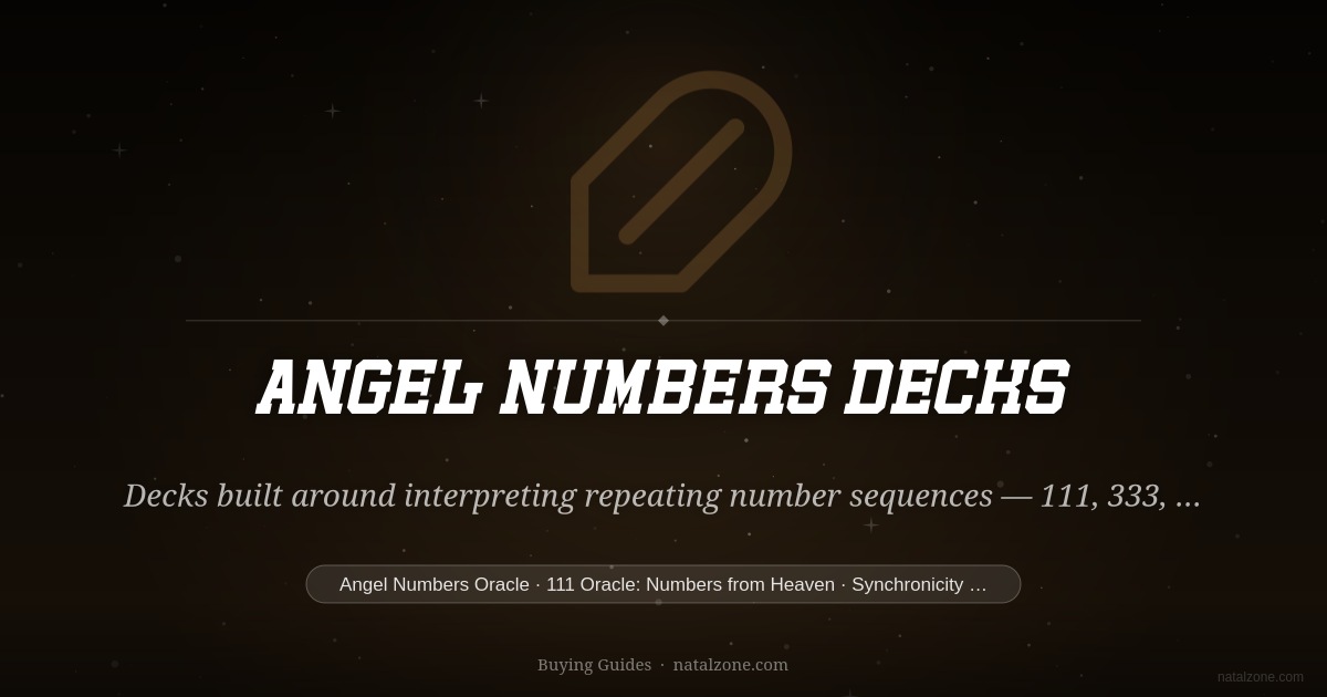 Angel Numbers Decks buying guide cover