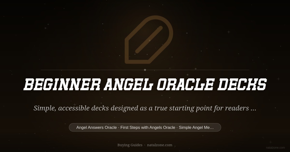 Beginner Angel Oracle Decks buying guide cover