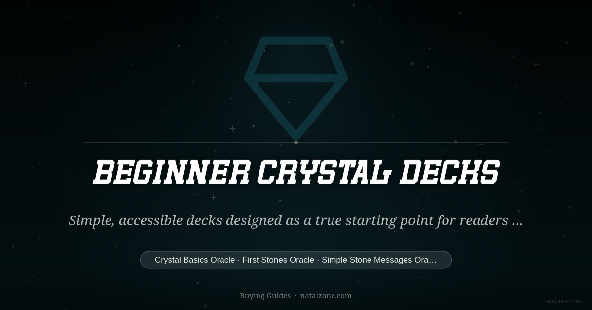 Beginner Crystal Decks buying guide cover