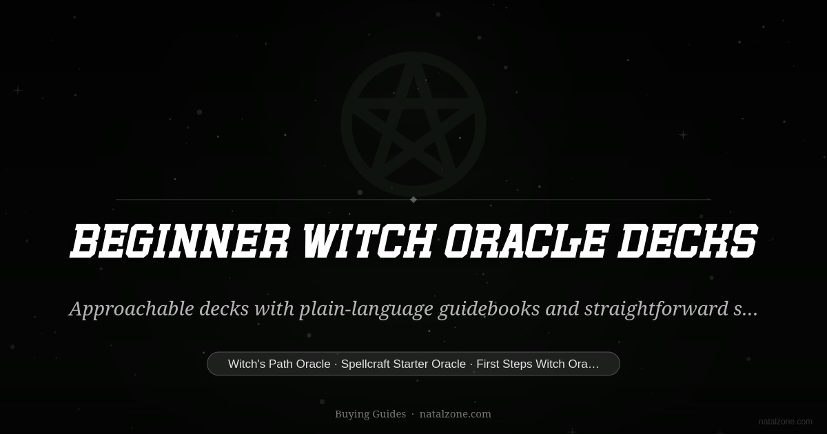 Beginner Witch Oracle Decks buying guide cover