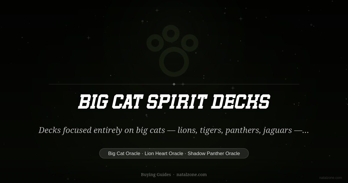 Big Cat Spirit Decks buying guide cover
