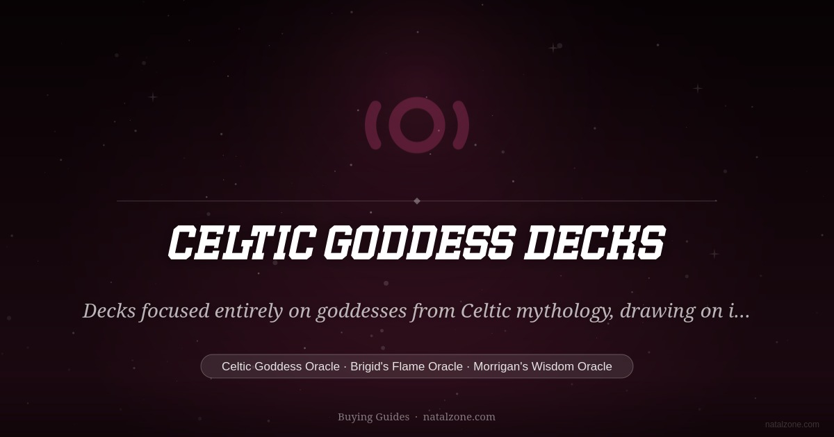 Celtic Goddess Decks buying guide cover