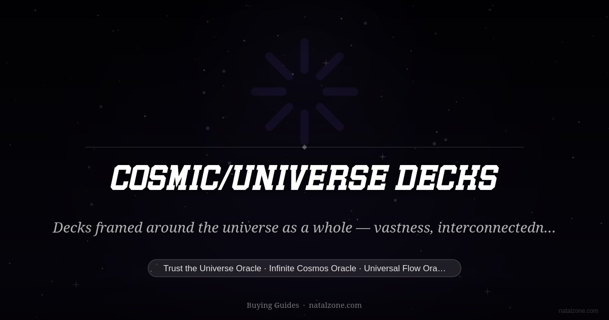 Cosmic/Universe Decks buying guide cover