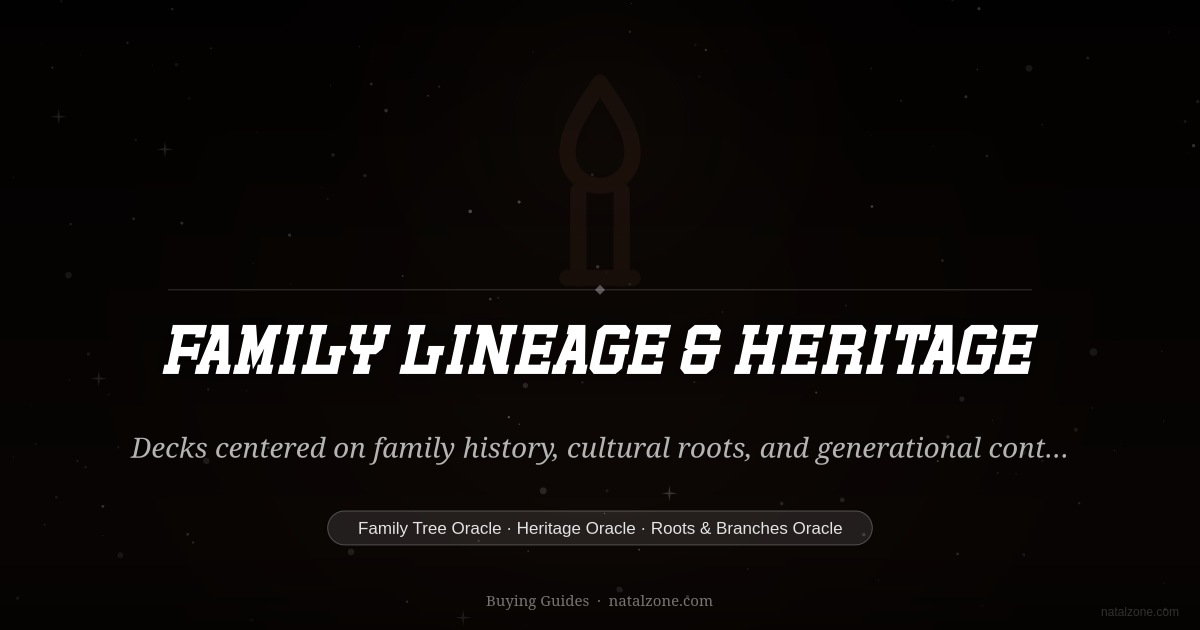 Family Lineage & Heritage buying guide cover