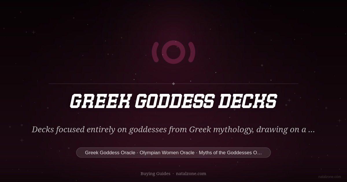 Greek Goddess Decks buying guide cover