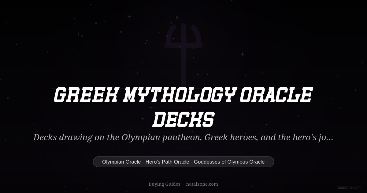 Greek Mythology Oracle Decks buying guide cover