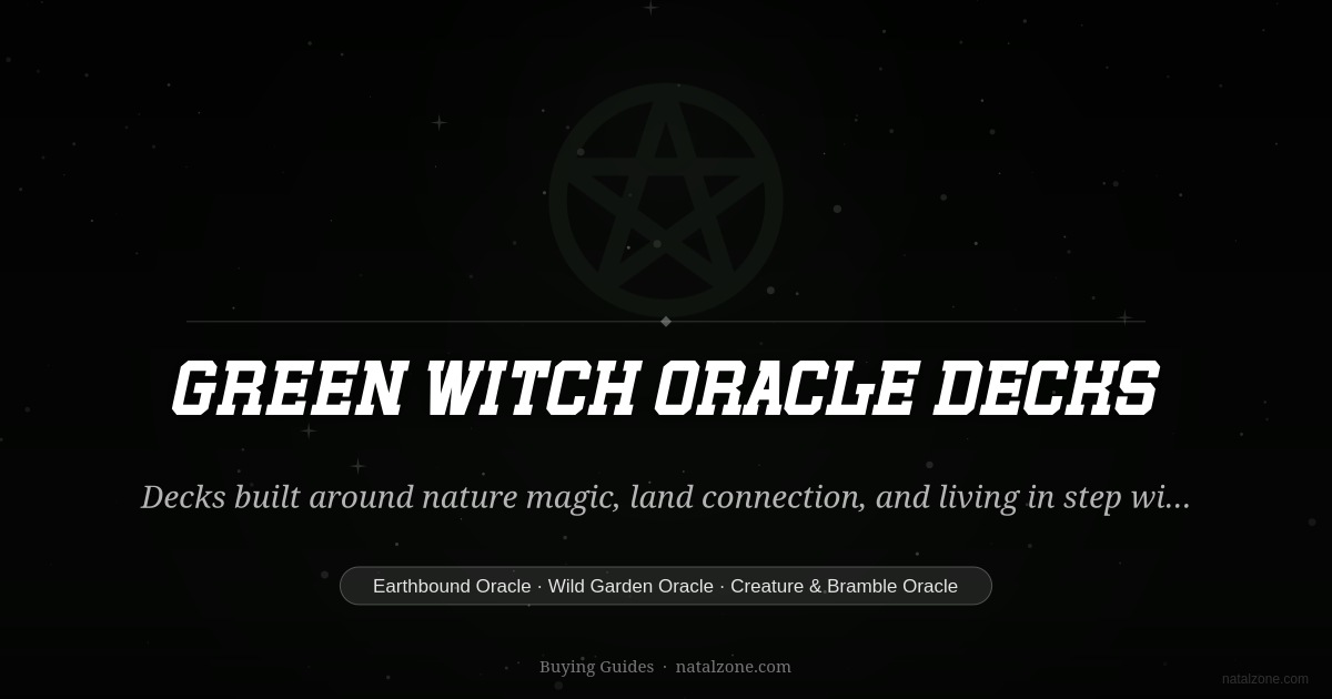 Green Witch Oracle Decks buying guide cover