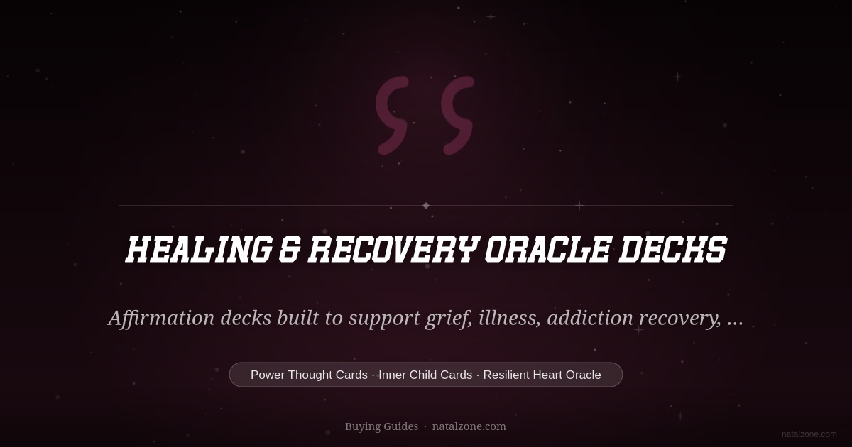 Healing & Recovery Oracle Decks buying guide cover