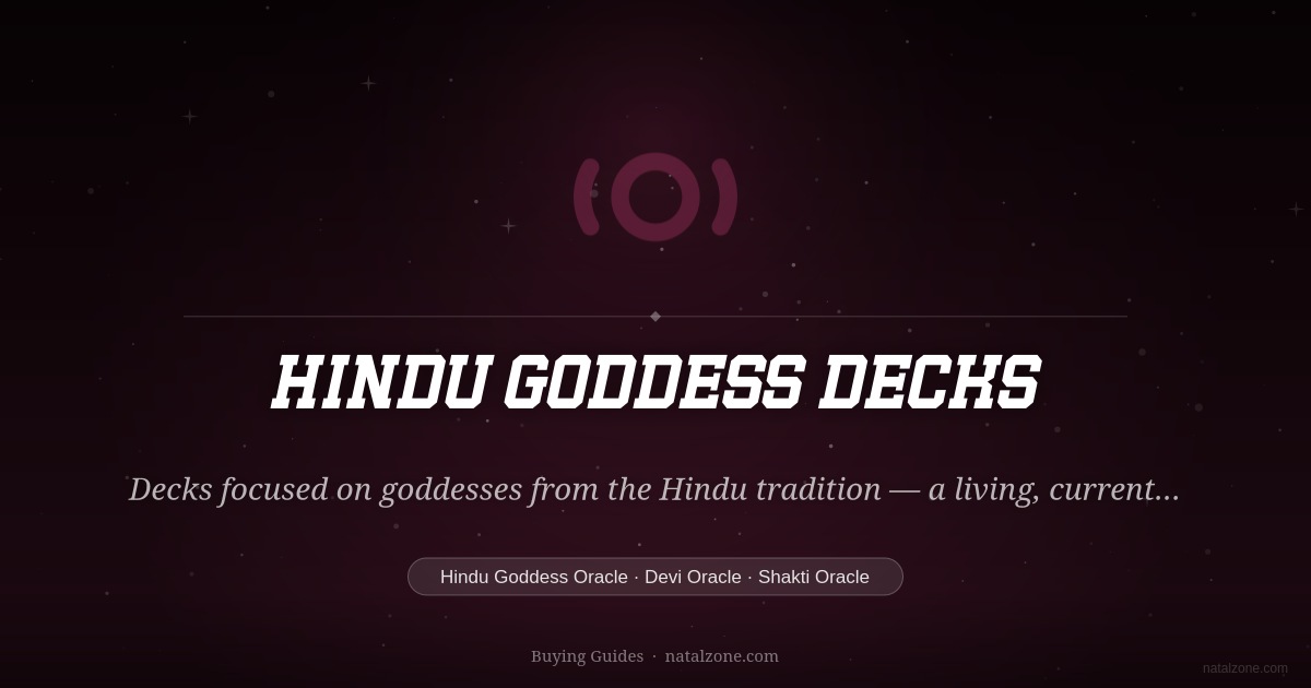 Hindu Goddess Decks buying guide cover