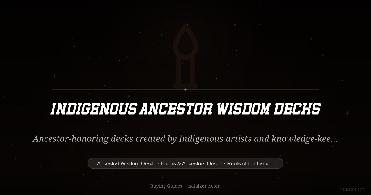 Indigenous Ancestor Wisdom Decks buying guide cover