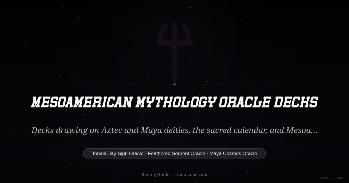 Mesoamerican Mythology Oracle Decks buying guide cover