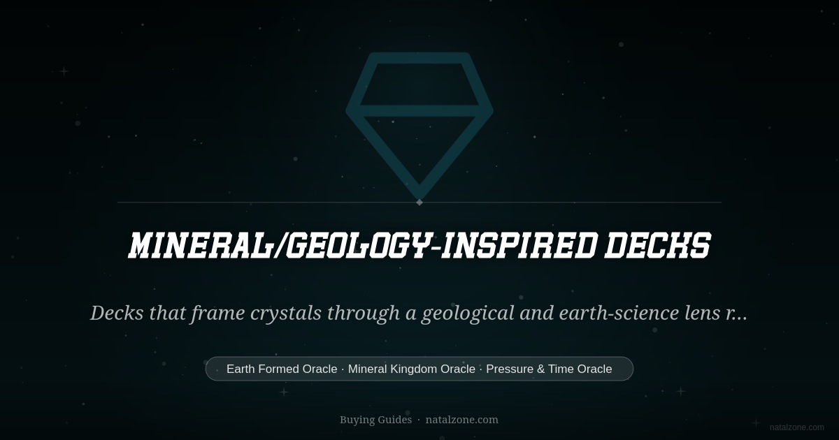 Mineral/Geology-Inspired Decks buying guide cover