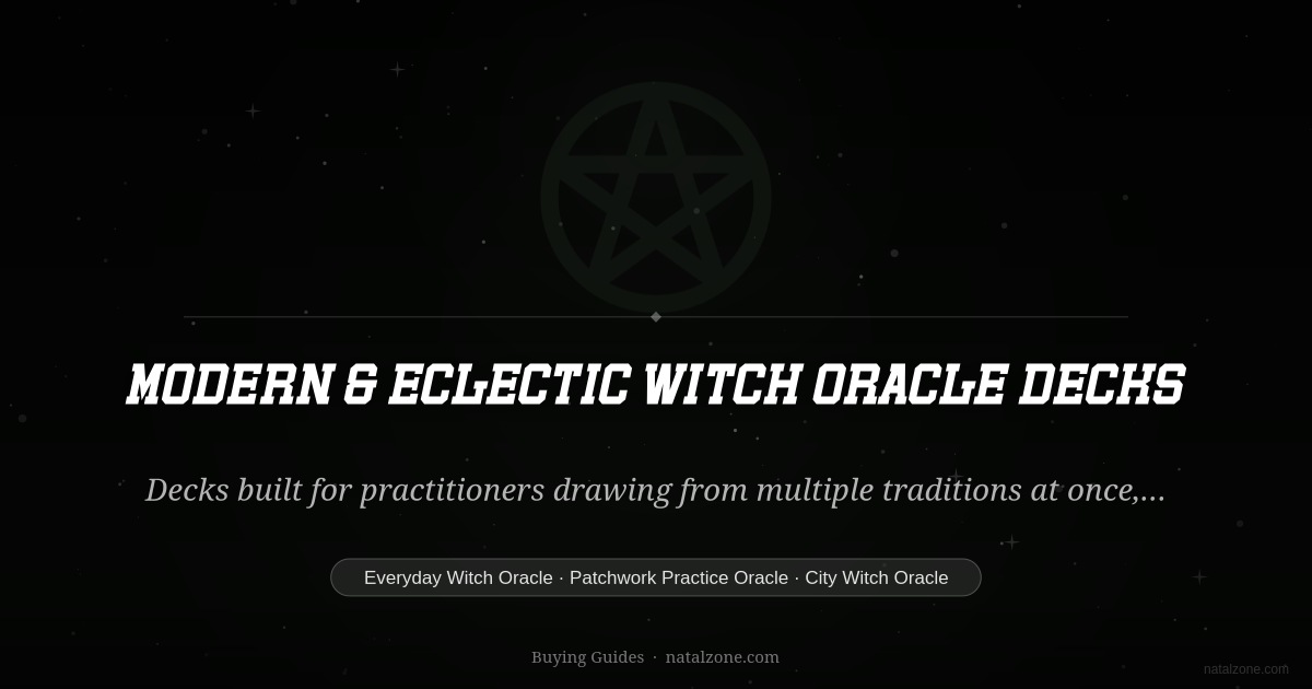 Modern & Eclectic Witch Oracle Decks buying guide cover