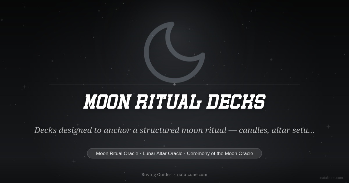 Moon Ritual Decks buying guide cover