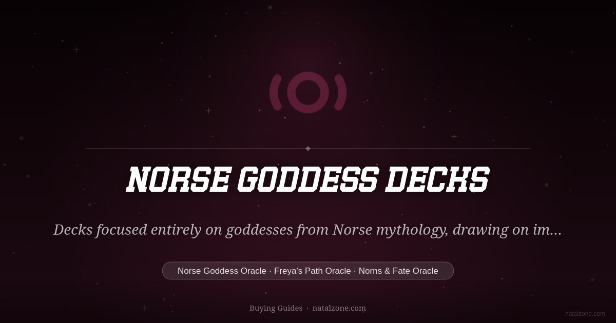 Norse Goddess Decks buying guide cover
