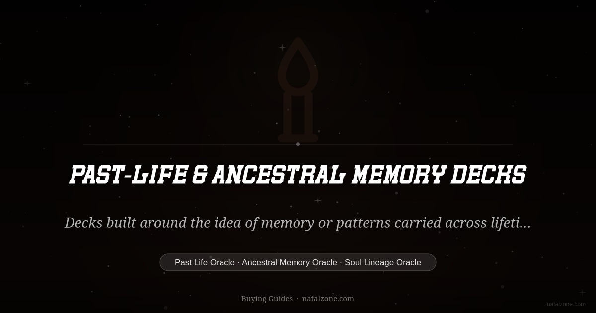 Past-Life & Ancestral Memory Decks buying guide cover
