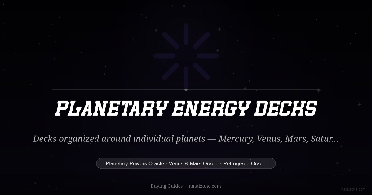 Planetary Energy Decks buying guide cover