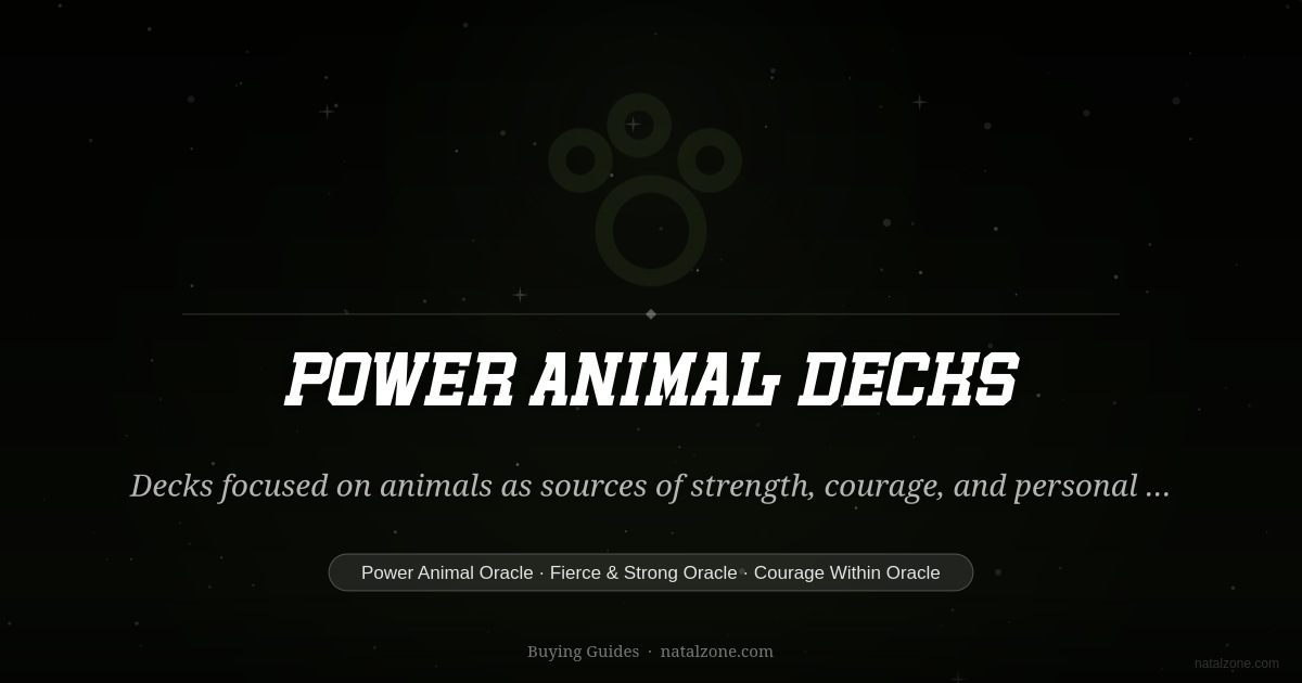 Power Animal Decks buying guide cover