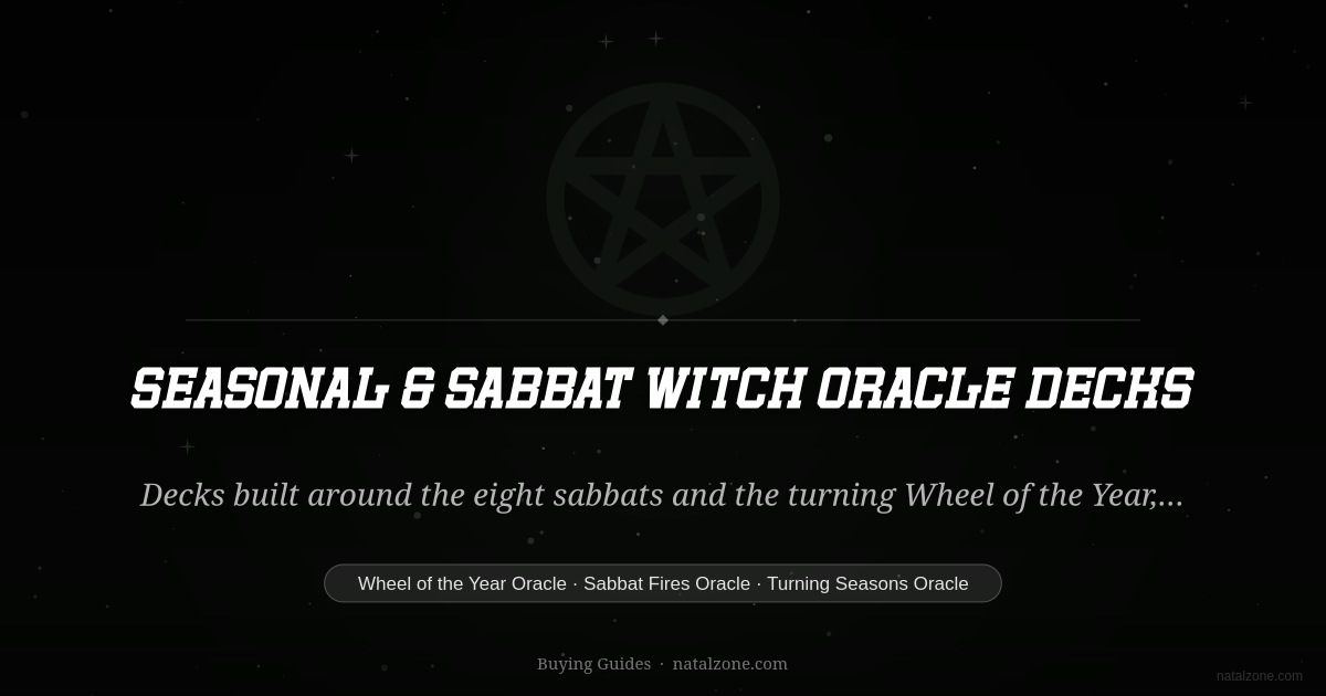 Seasonal & Sabbat Witch Oracle Decks buying guide cover