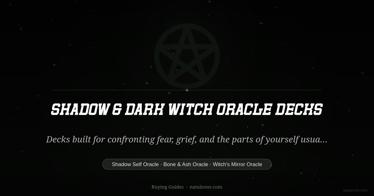 Shadow & Dark Witch Oracle Decks buying guide cover