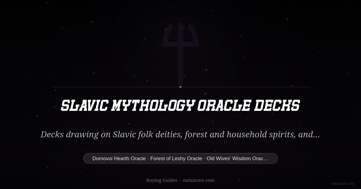 Slavic Mythology Oracle Decks buying guide cover