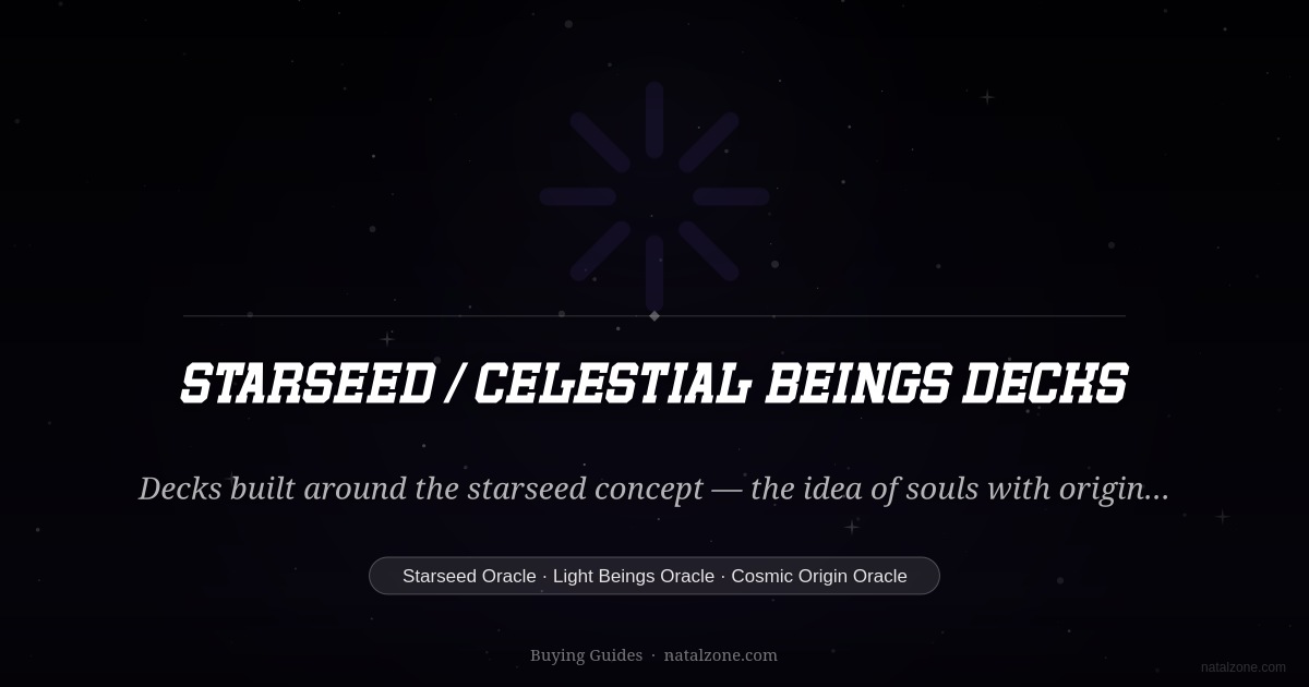 Starseed / Celestial Beings Decks buying guide cover