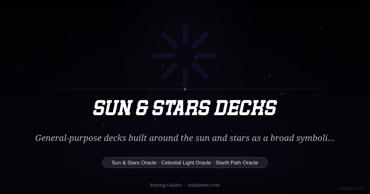 Sun & Stars Decks buying guide cover