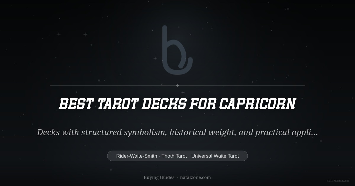 Capricorn buying guide cover