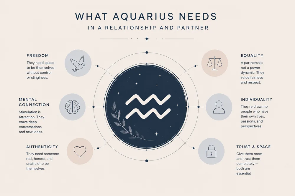 What Aquarius needs in a relationship and partner