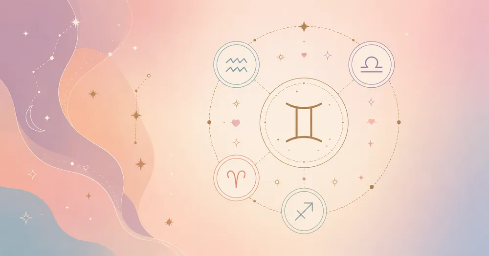 Gemini best zodiac matches Aquarius Libra Aries Sagittarius compatibility