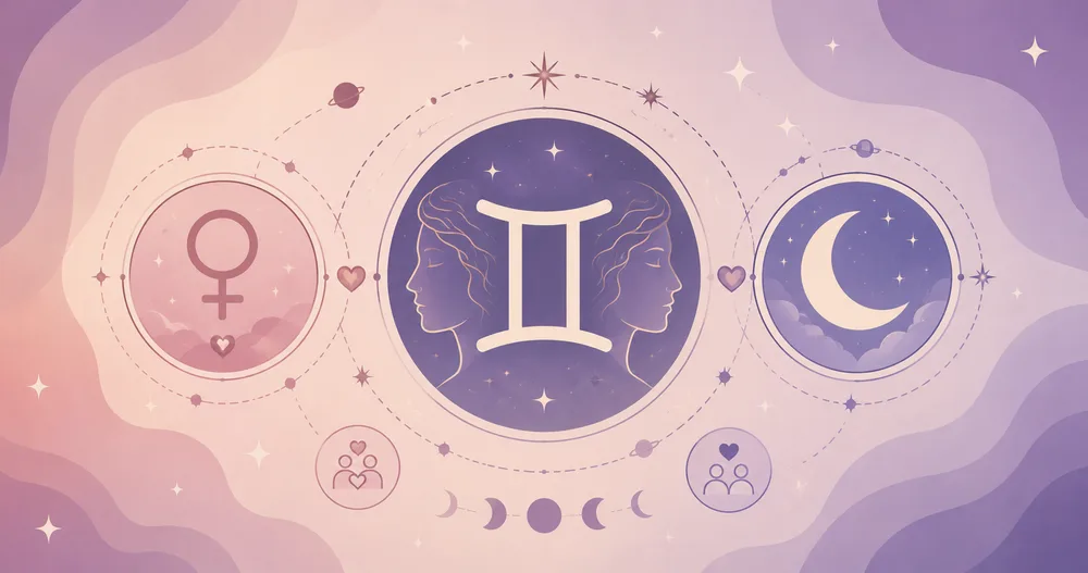 Gemini birth chart Venus moon placement love compatibility