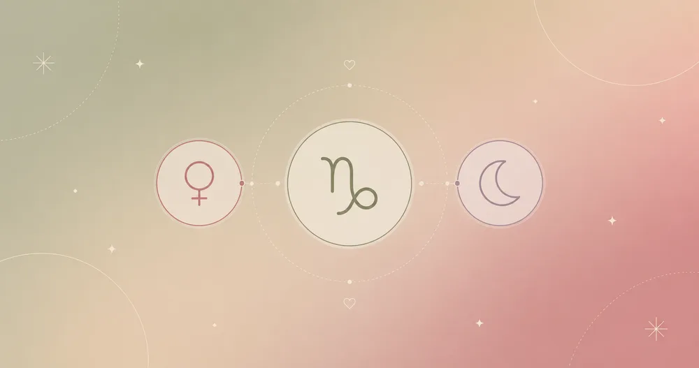 Capricorn birth chart Venus moon placement love compatibility