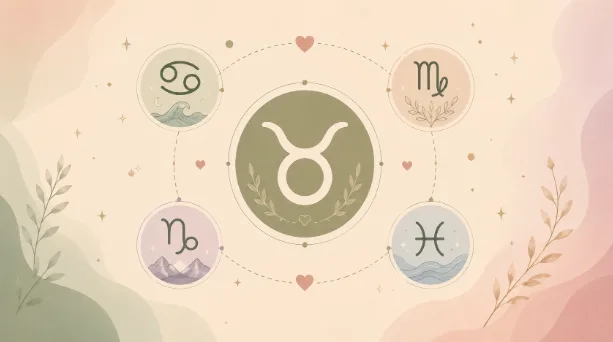 Taurus best zodiac matches Cancer Virgo Capricorn Pisces compatibility