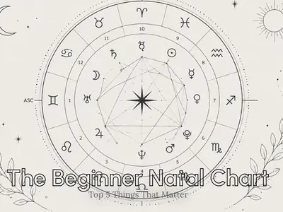 Natal Chart for Beginners: The 5 Things to Look at First
